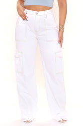 Give Me A Pride Break Cargo Carpenter Jeans - White Ins Street